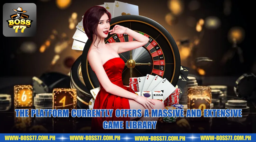 The platform currently offers a massive and extensive game library