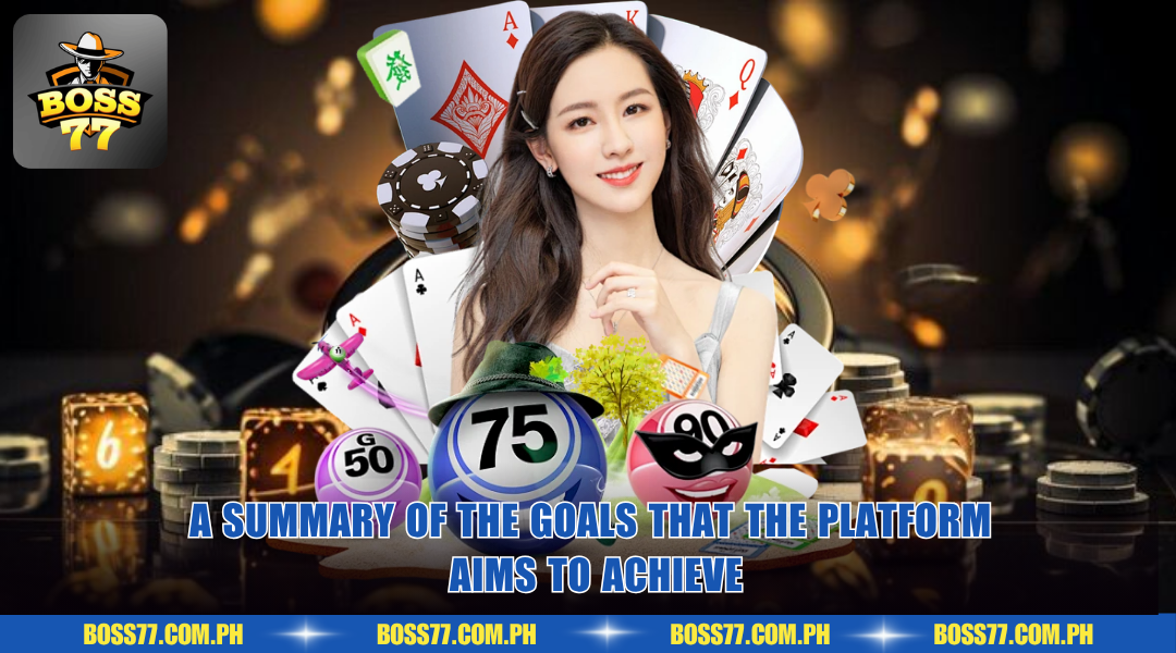 A summary of the goals that the platform aims to achieve