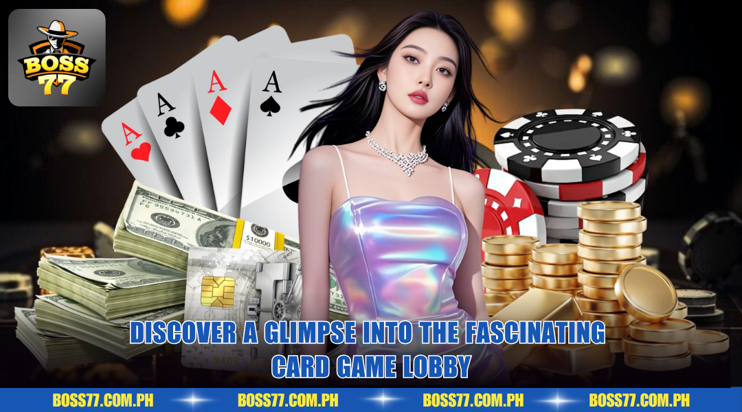 Discover a glimpse into the fascinating card game lobby