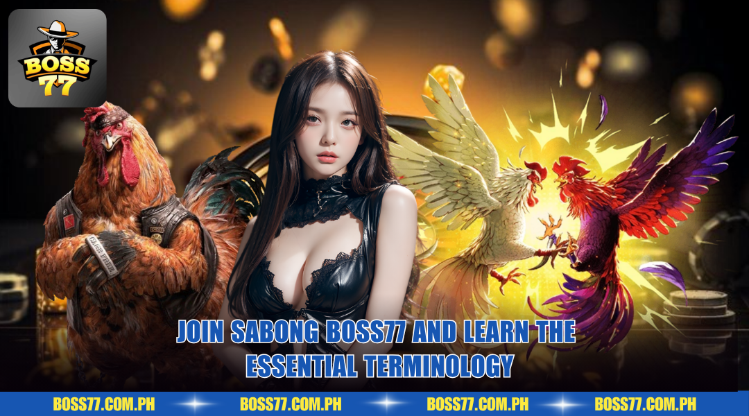 Join sabong BOSS77 and learn the essential terminology