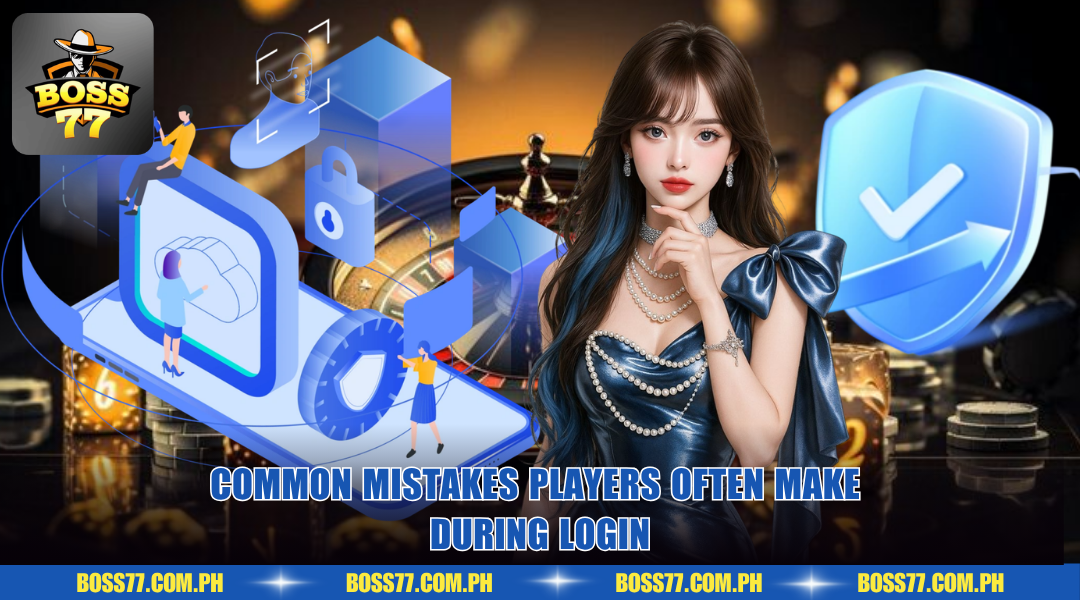 Common mistakes players often make during login